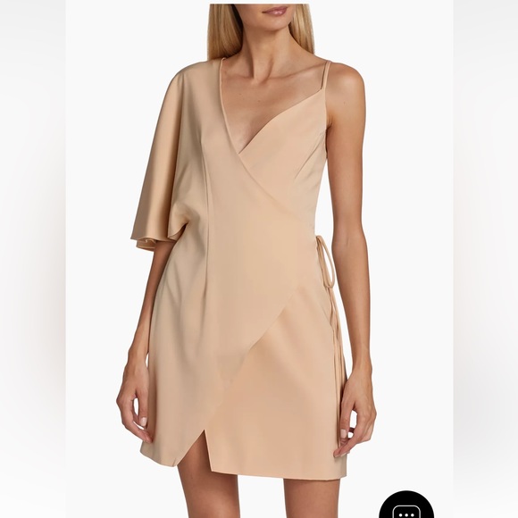 Kimberly Goldson Laurel One-Shoulder Minidress - Picture 1 of 8
